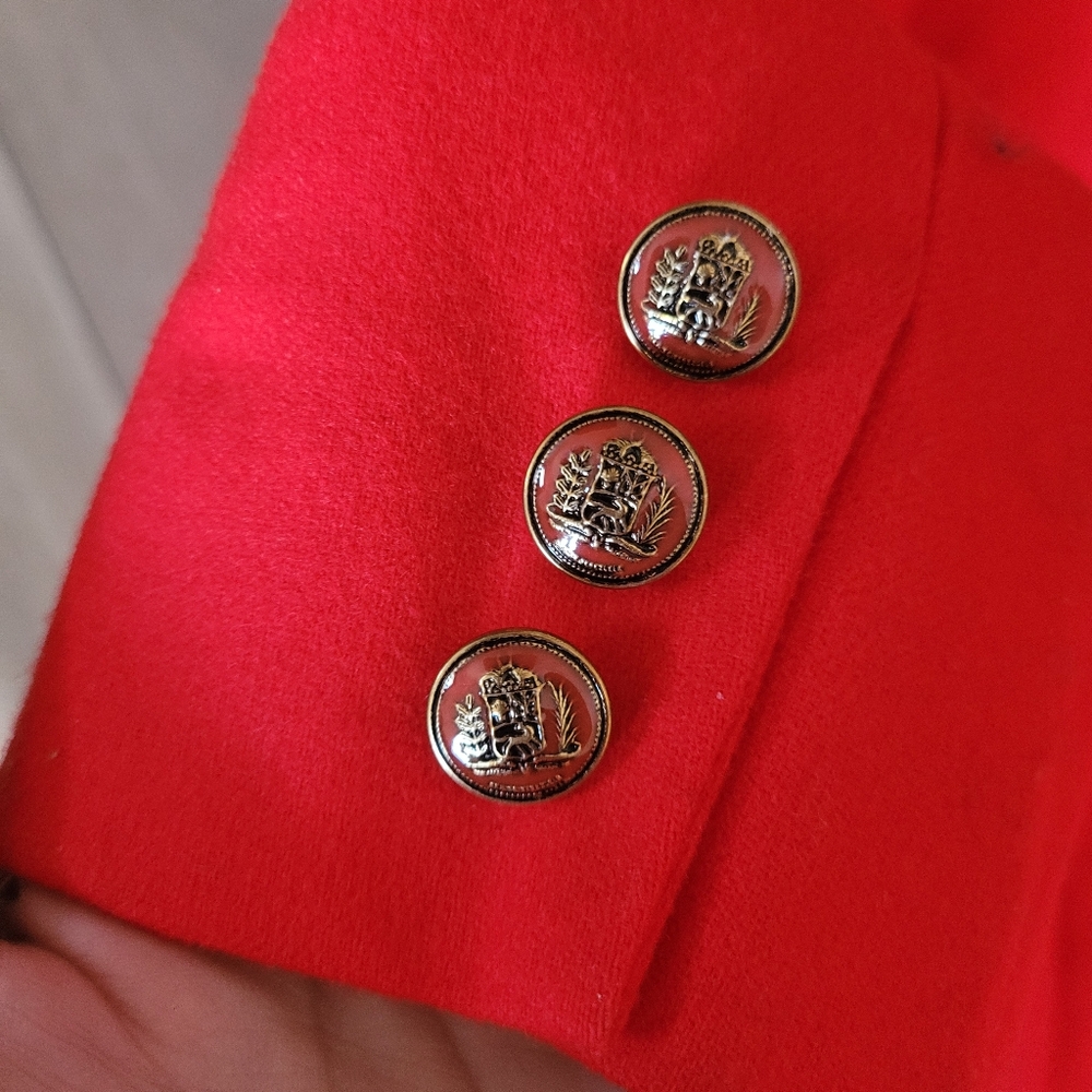 Pendleton Red Wool Womens Blazer - image 5